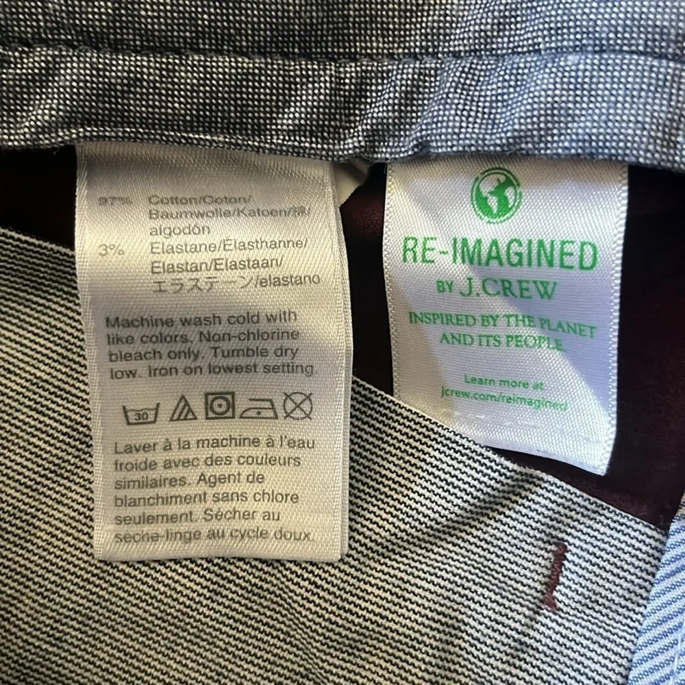 J. Crew Men's Dark Red Chinos